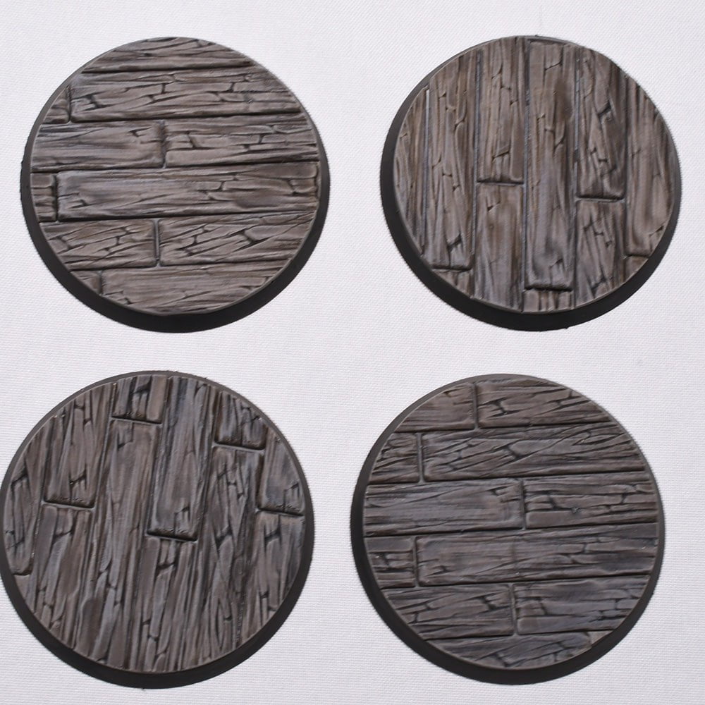 Galladoria Games 50mm / Unpainted Wooden Floor Bases