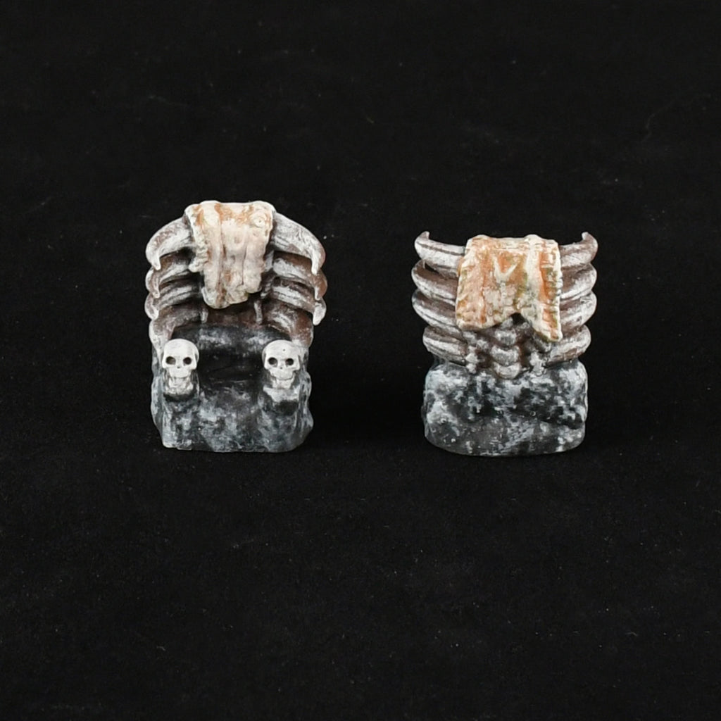 Bone chairs and table