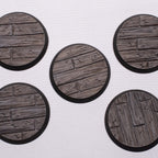 Galladoria Games 40mm / Unpainted Wooden Floor Bases