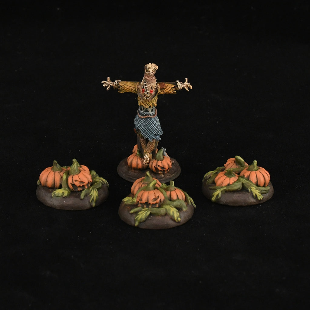 Scarecrow and Pumpkin Scatter