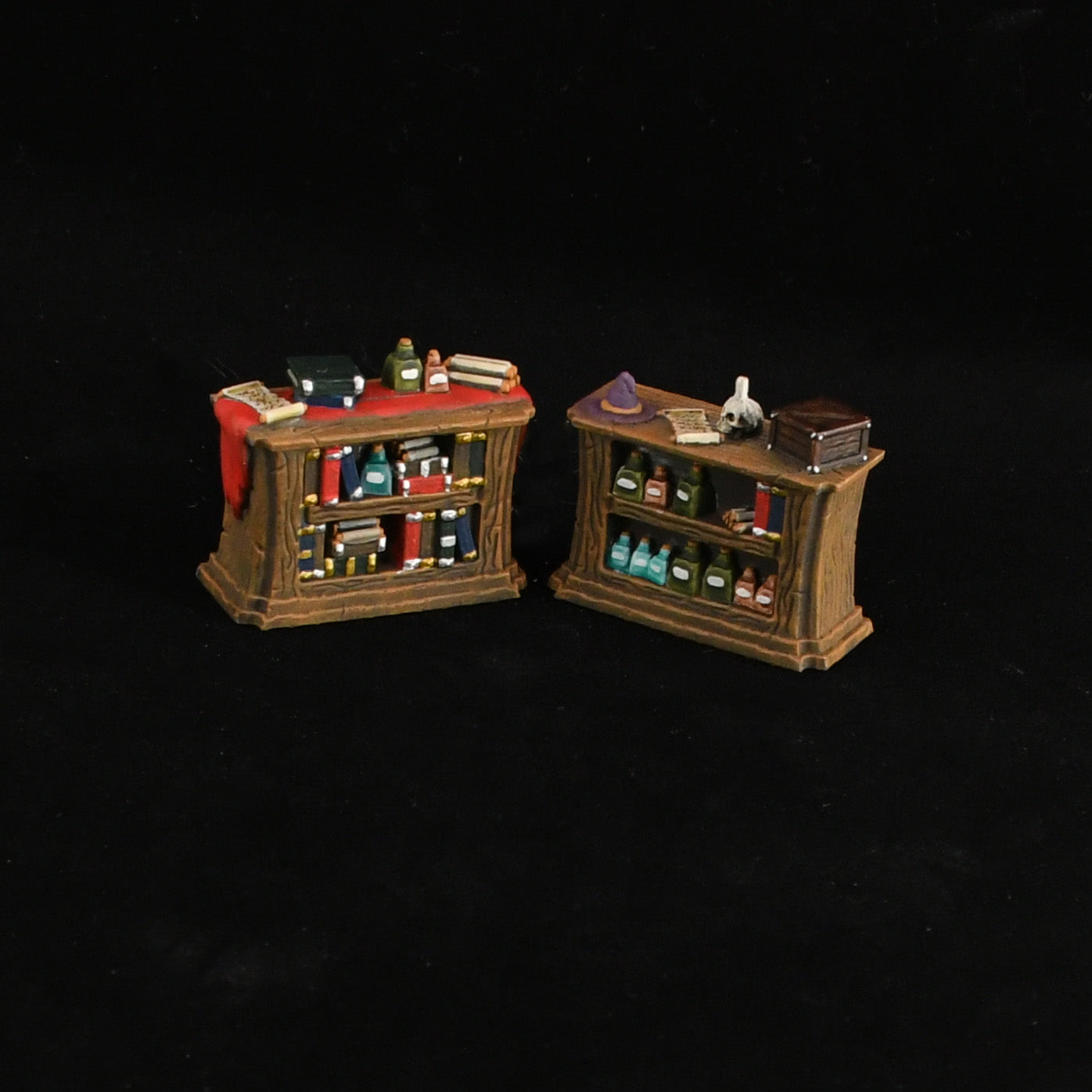 wizards study bookcases