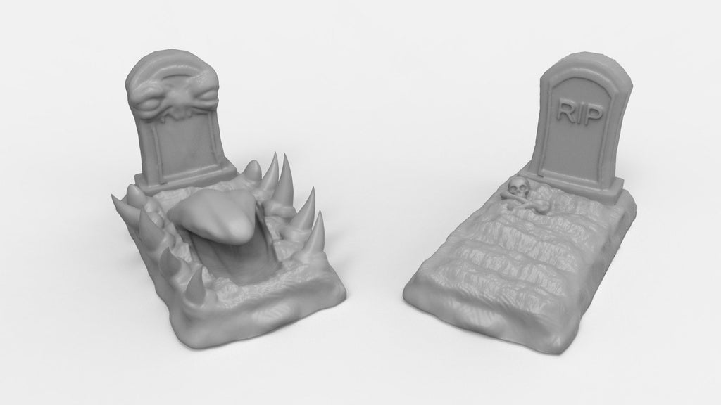 Forge Prints Mimic Grave Plot Set