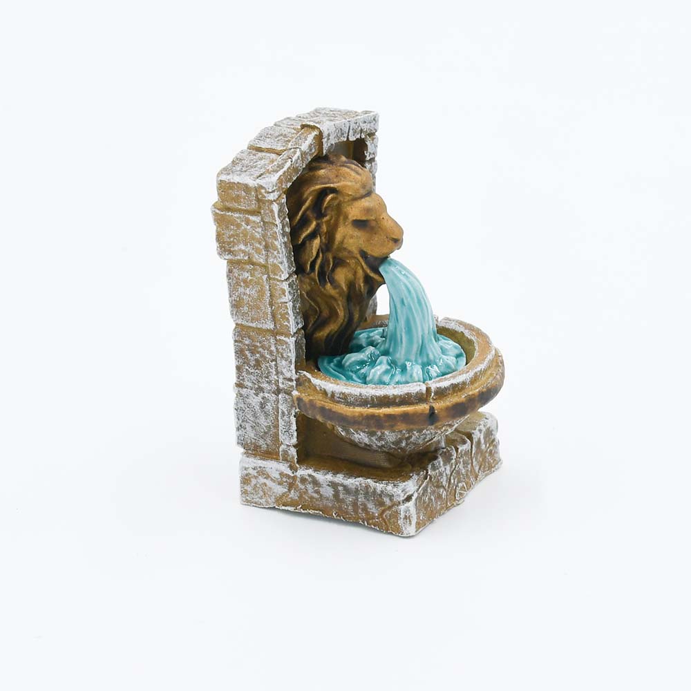 Galladoria Games Hand Painted SAND Lion Fountain