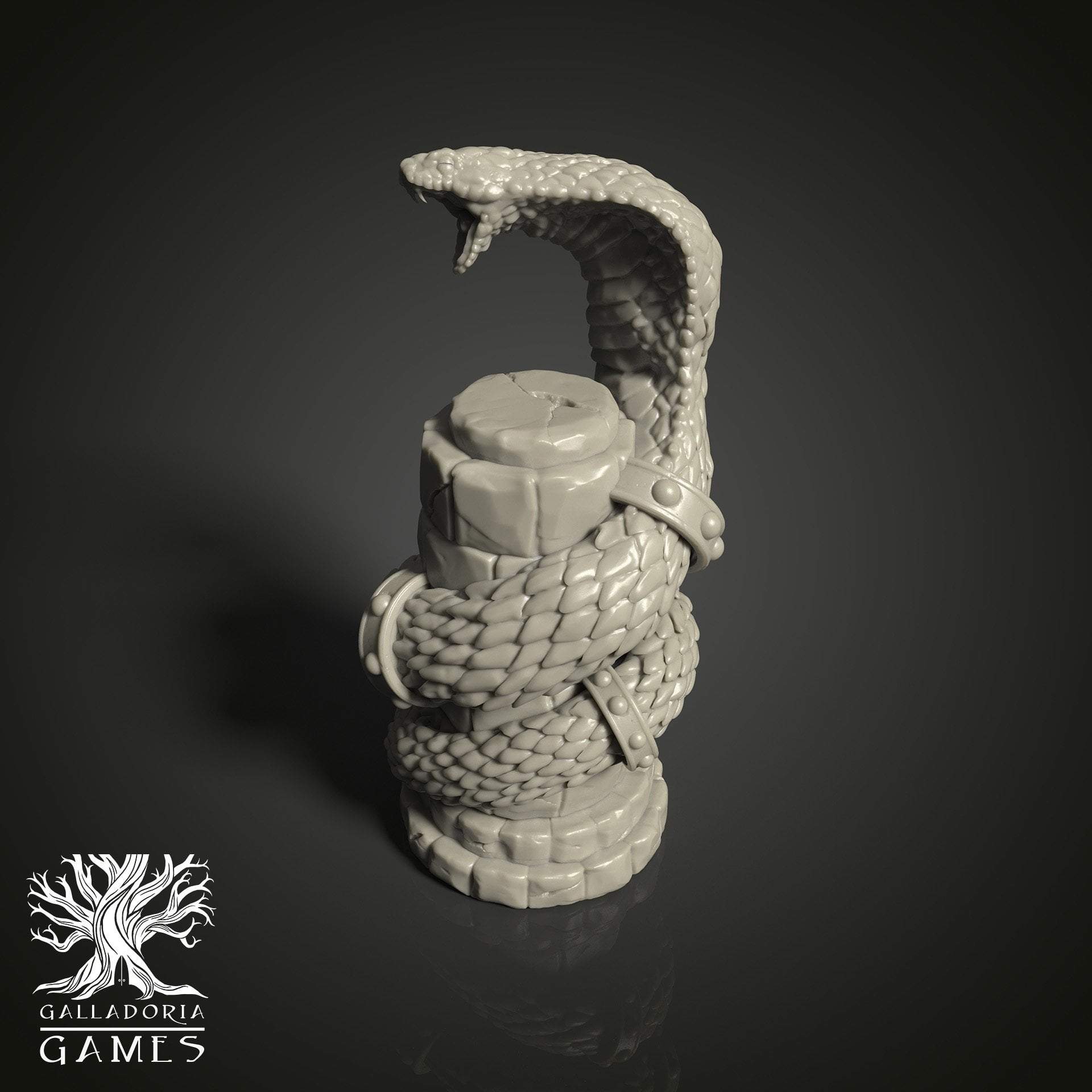 Snake Pillar STL
