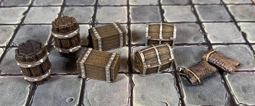 Galladoria Games Unpainted Storage Container Set