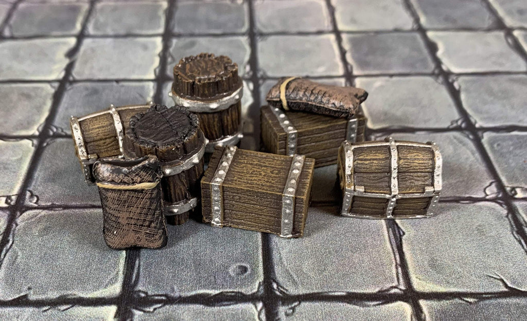 Galladoria Games Unpainted Storage Container Set