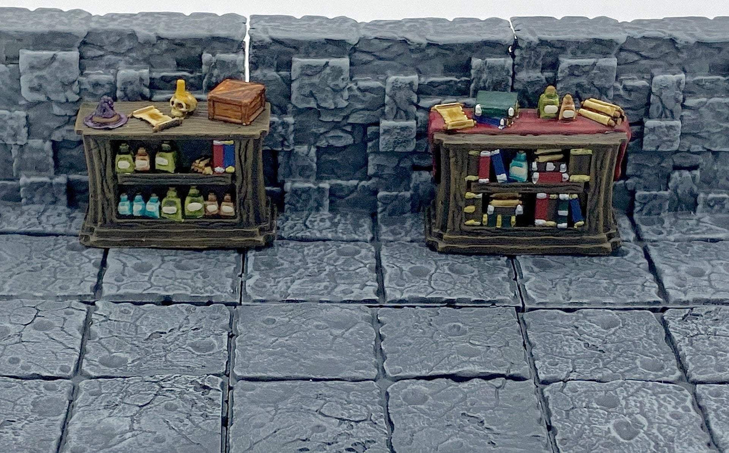 Galladoria Games wizards study bookcases